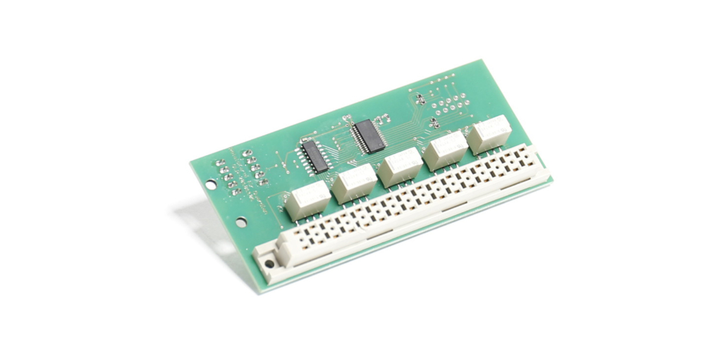 RLM board: Relay module (relay board or relay card) view 1