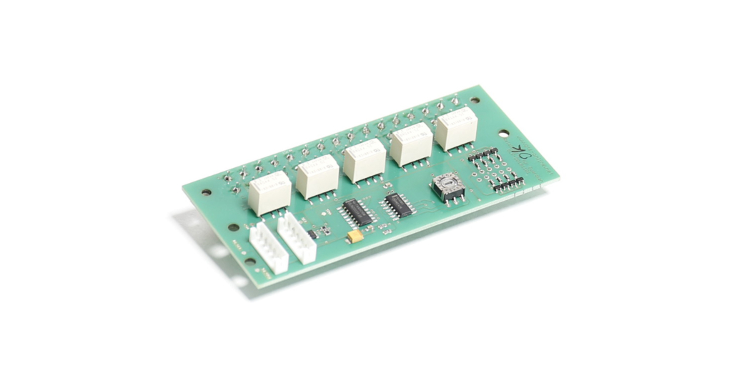 RLM board: Relay module (relay board or relay card) view 2