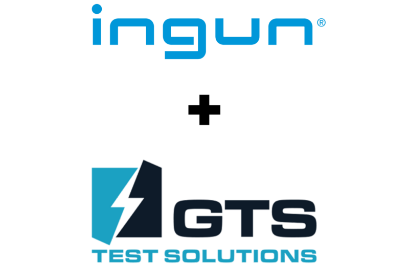 INGUN and GTS Test Solutions logos - your partners for pneumatic test fixtures and pneumatic test adapters